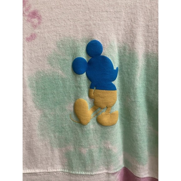 Disney Parks Spirit Jersey Mickey Mouse Tie Dye Size XL White Multicolored - Picture 6 of 16